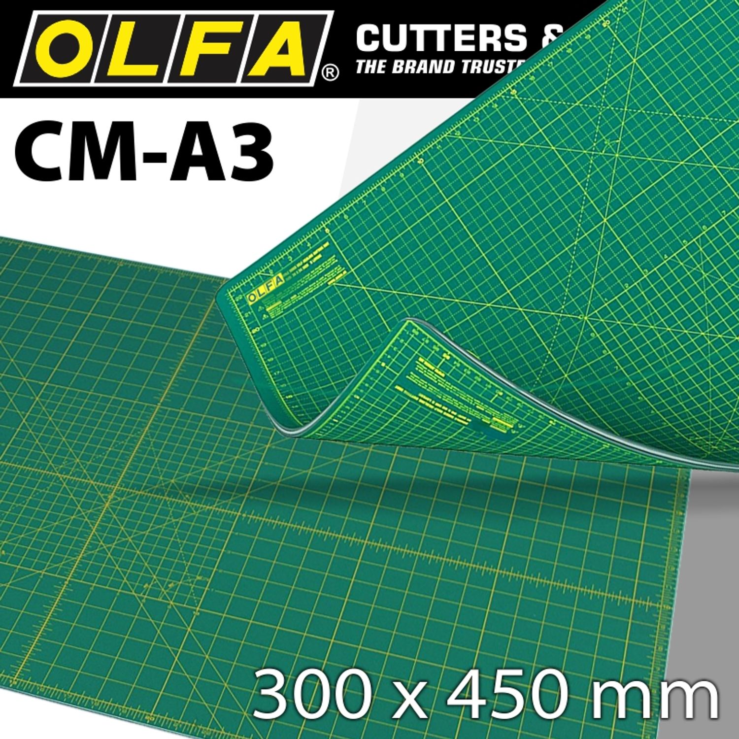 OLFA Cutting Mat 300x450mm A3 Craft Multi-purp